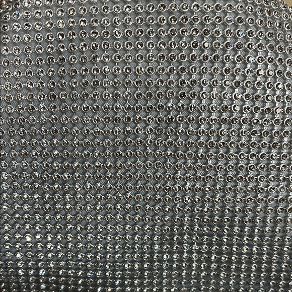 Starlet | Silver Rhinestone Mini Bag - Picture 9 of 13